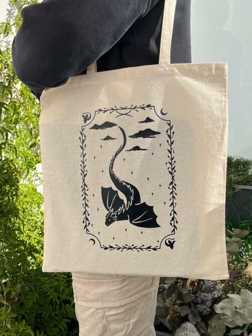 Tote bag dragon