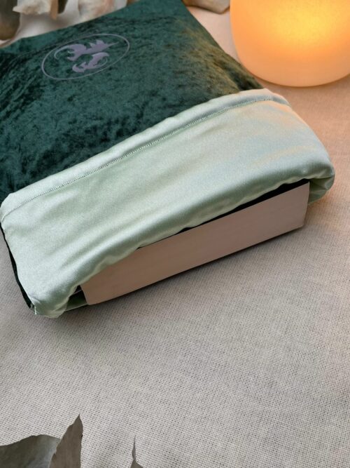 Pochette broché / relié verte